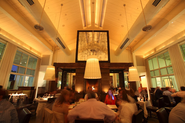 The dining room at Press Restaurant, St. Helena, California, Napa Valley.